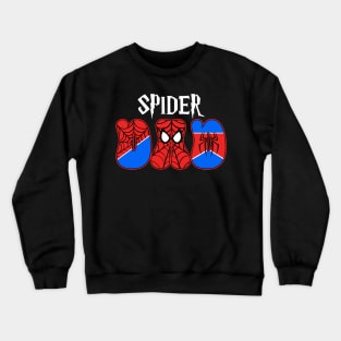 Custom Spider Dad Family Gift for Women Father day Crewneck Sweatshirt